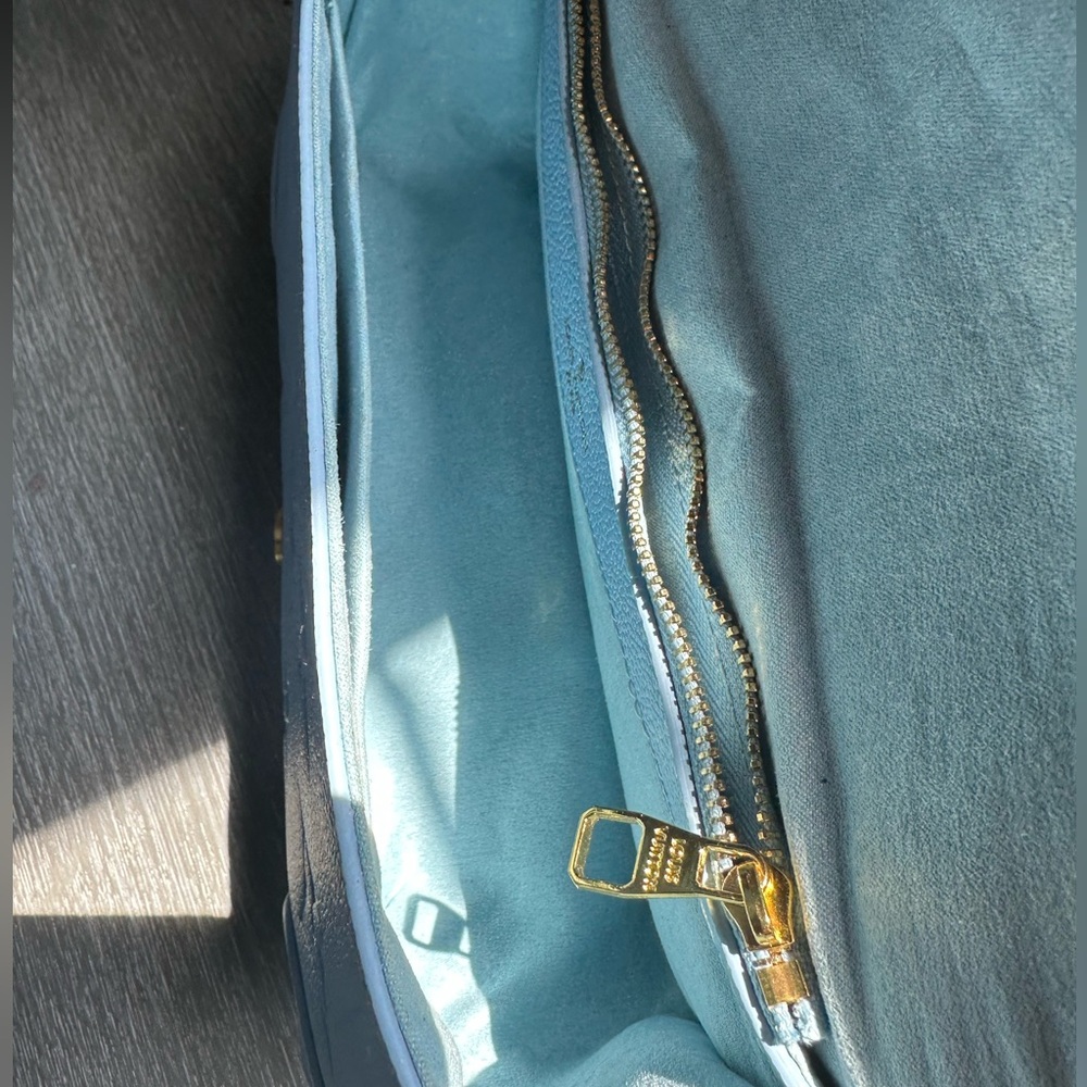 Louis Vuitton Light Blue Embossed Crossbody Bag - Picture 6 of 6